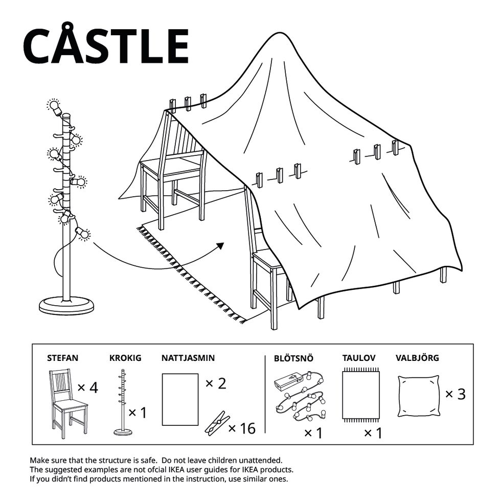 ikea furniture fort directions