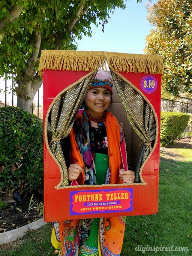 Fortune Teller Booth Amazon Boxtume Halloween Costume