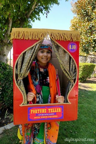 Fortune Teller Booth Amazon Boxtume Halloween Costume