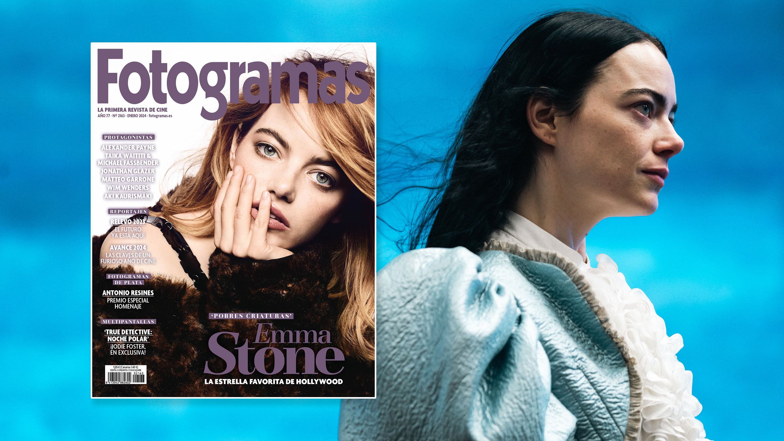 Emma Stone, la magnética estrella de 'Pobres criaturas', en la nueva  portada de Fotogramas