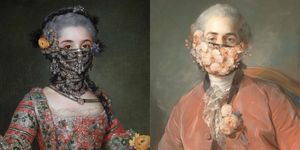 ドイツのデュッセルドルフを拠点に活動する画家、フォルカー・エルメスさんが手がけるプロジェクト「hidden portraits（隠された肖像画）」は、歴史的な絵画に描かれた人物の顔に、photoshopを使ってマスクをコラージュするというもの。その作風が「今の時代にリンクする」と、注目を集めているそうです。