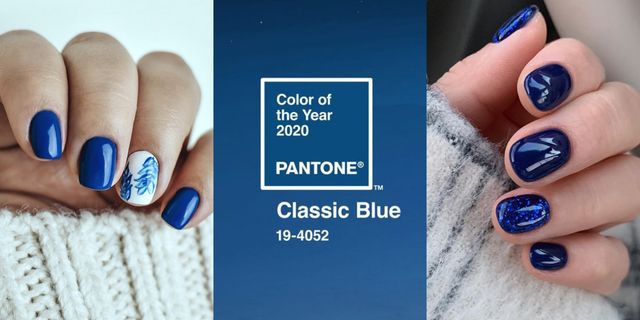 Pantone2020年度代表色「經典藍」指甲