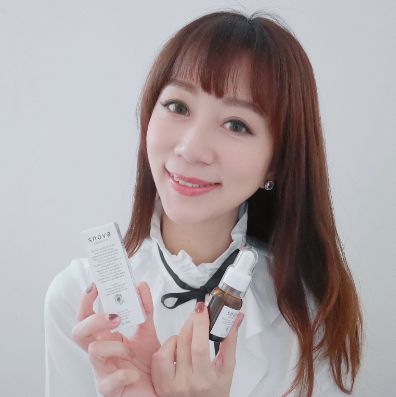 愛愛love大方分享凍齡的祕訣就是來自日本東京銀座的日系品牌snova絲若雪胎盤素精華液