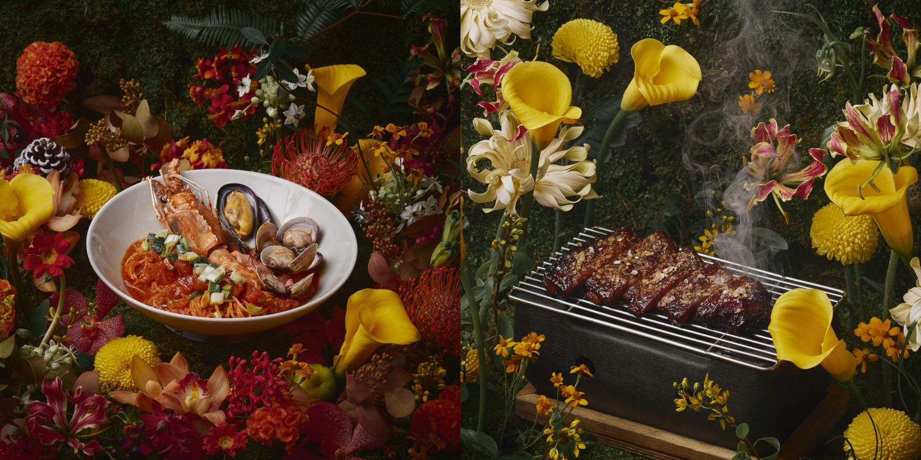 gubami social跨界合作花藝品牌「煙花蕨醒」推絕美冬季新菜！