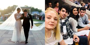 Photograph, Fashion, Event, Dress, Ceremony, Fun, Wedding dress, Veil, Formal wear, Happy, 