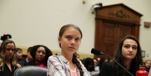 climate activist greta thunberg visits capitol hill to speak to lawmakers