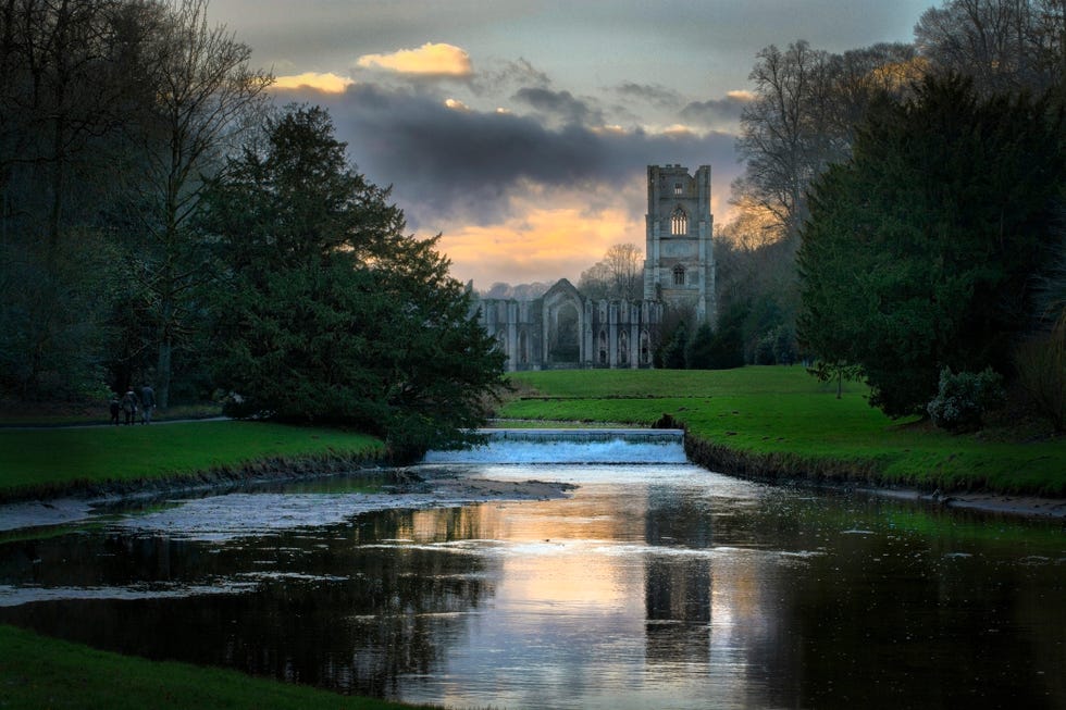 Fountains Abbey, North Yorkshire, Yorkshire Dales National Park