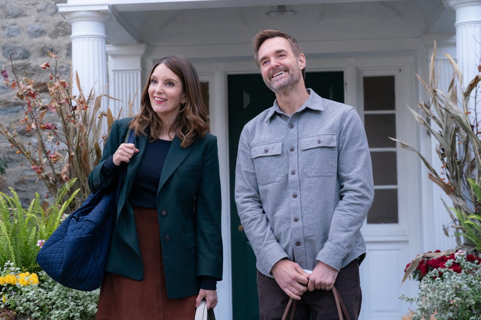 the four seasons. (l to r) tina fey as kate and will forte as jack in episode 105 of the four seasons. cr. jon pack/netflix © 2024