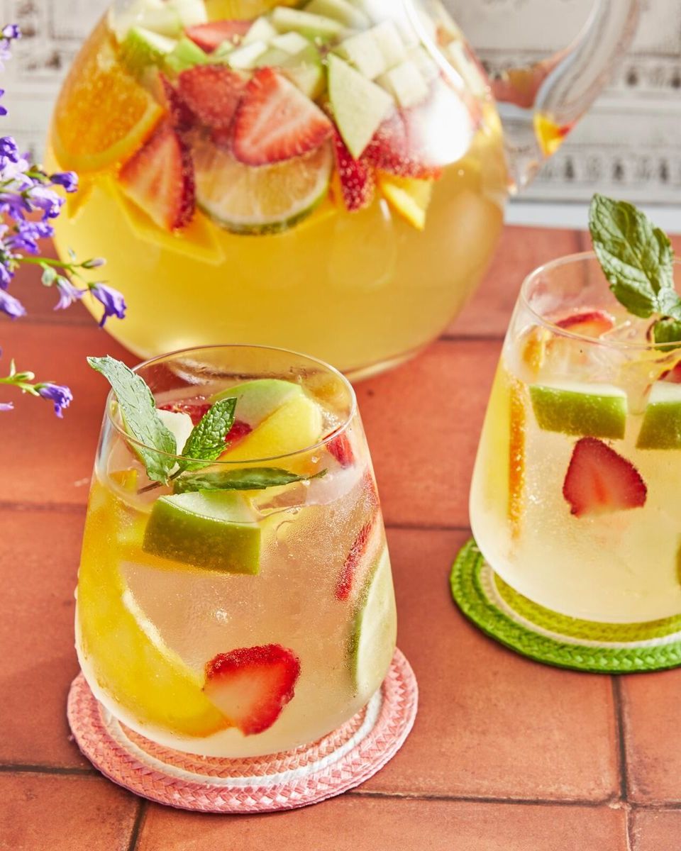 4th of july drinks white sangria