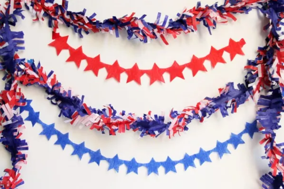 4th of July Crepe Paper Streamers  Independence Day Celebrations