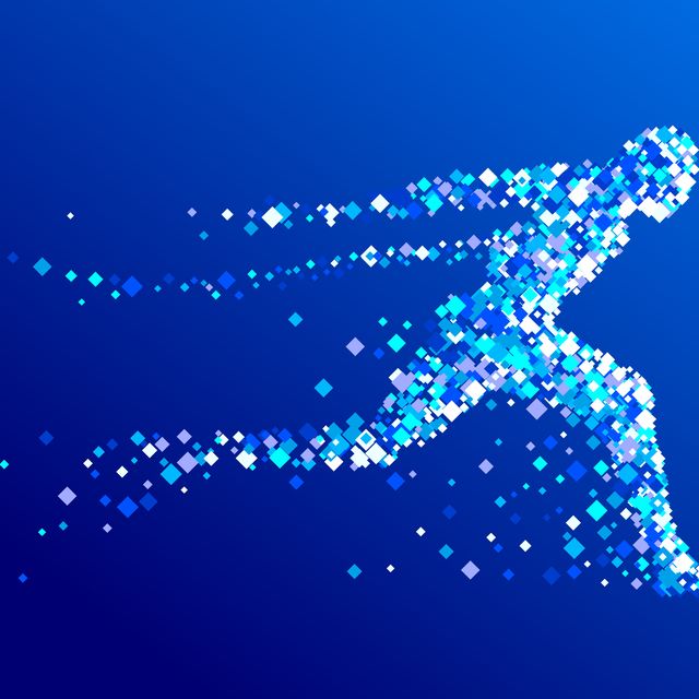 fragments running human