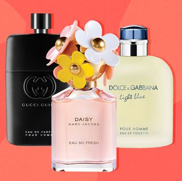 gucci, marc jacobs, dolce and gabbana cologne and perfume bottles
