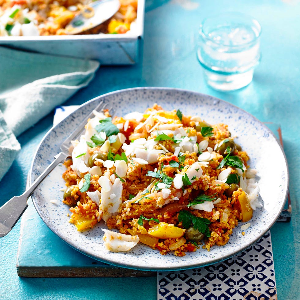 fragrant fish tagine traybake
