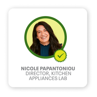 profile badge of a kitchen appliances lab director
