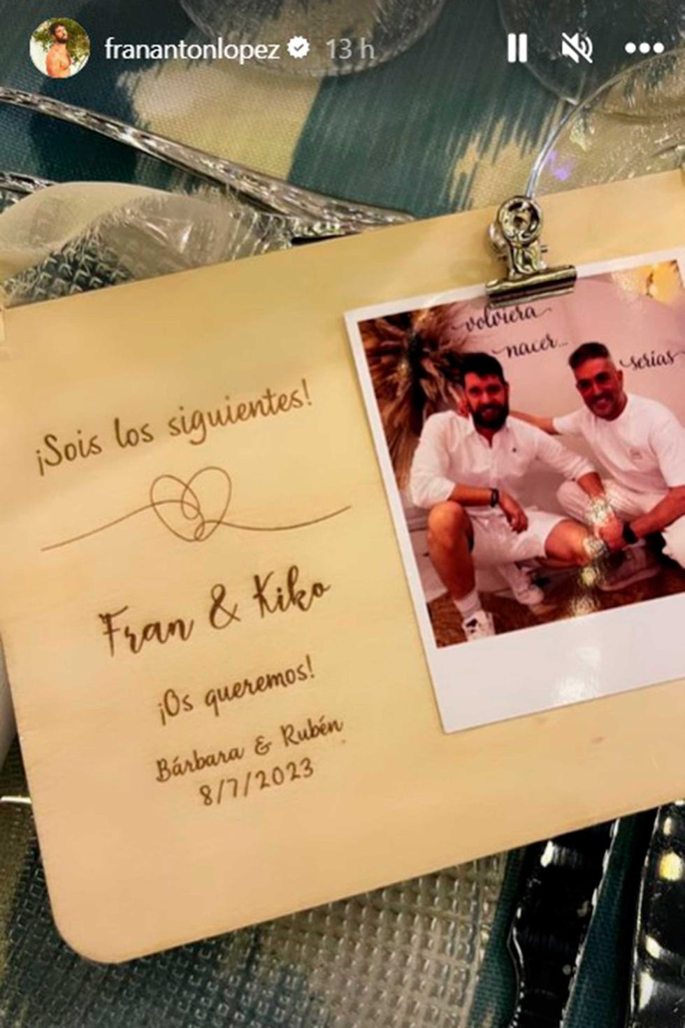 kiko hernández, de boda