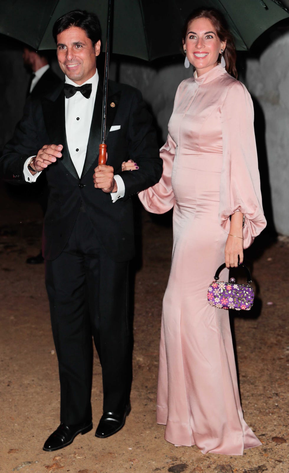 Francisco Rivera y Lourdes Montes en la puesta de largo de Cayetana Rivera