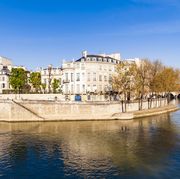 france, paris, pont sully and hotel lambert