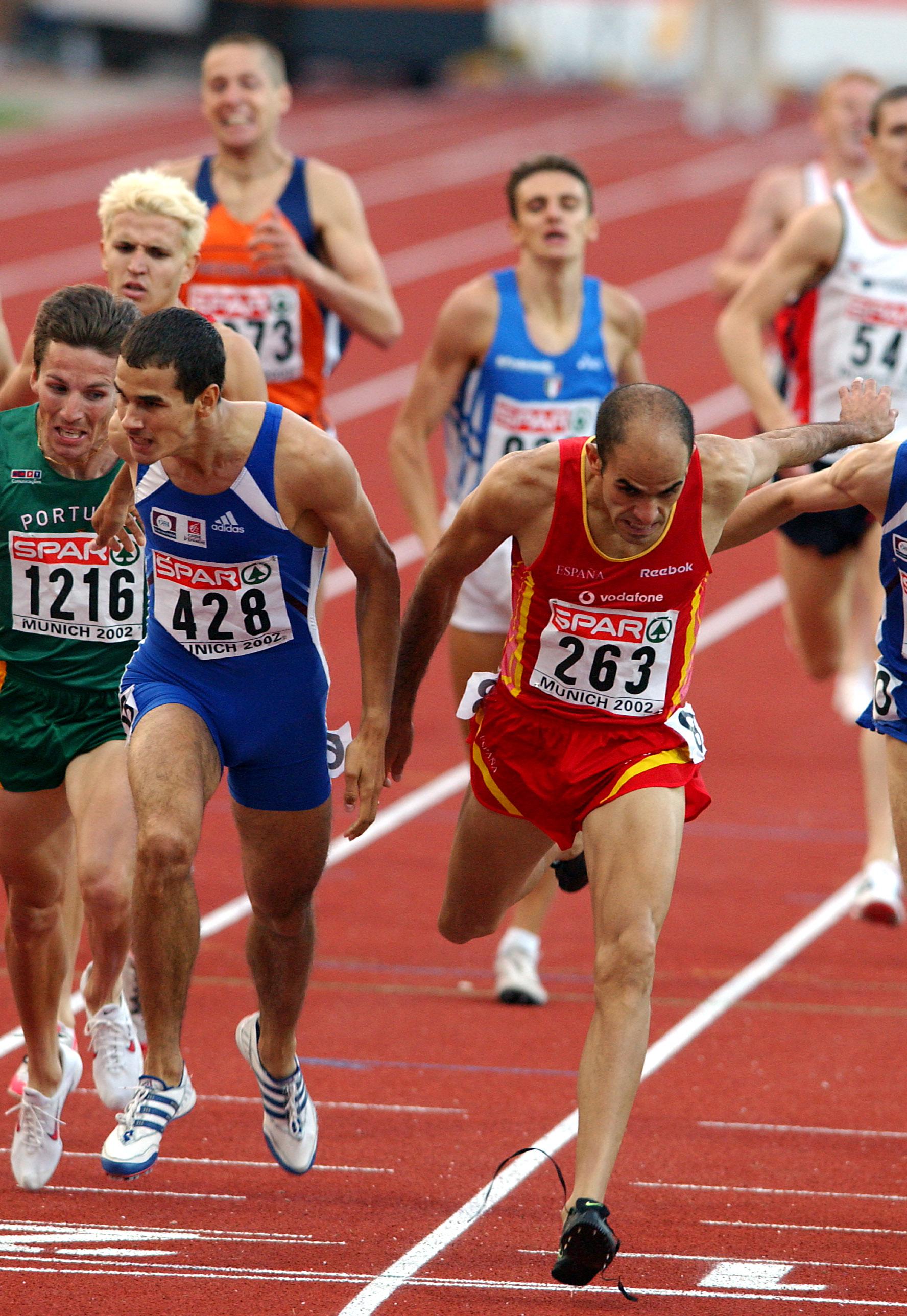 Llegadas ajustadas del atletismo: Mehdi Baala vs Reyes Estevez
