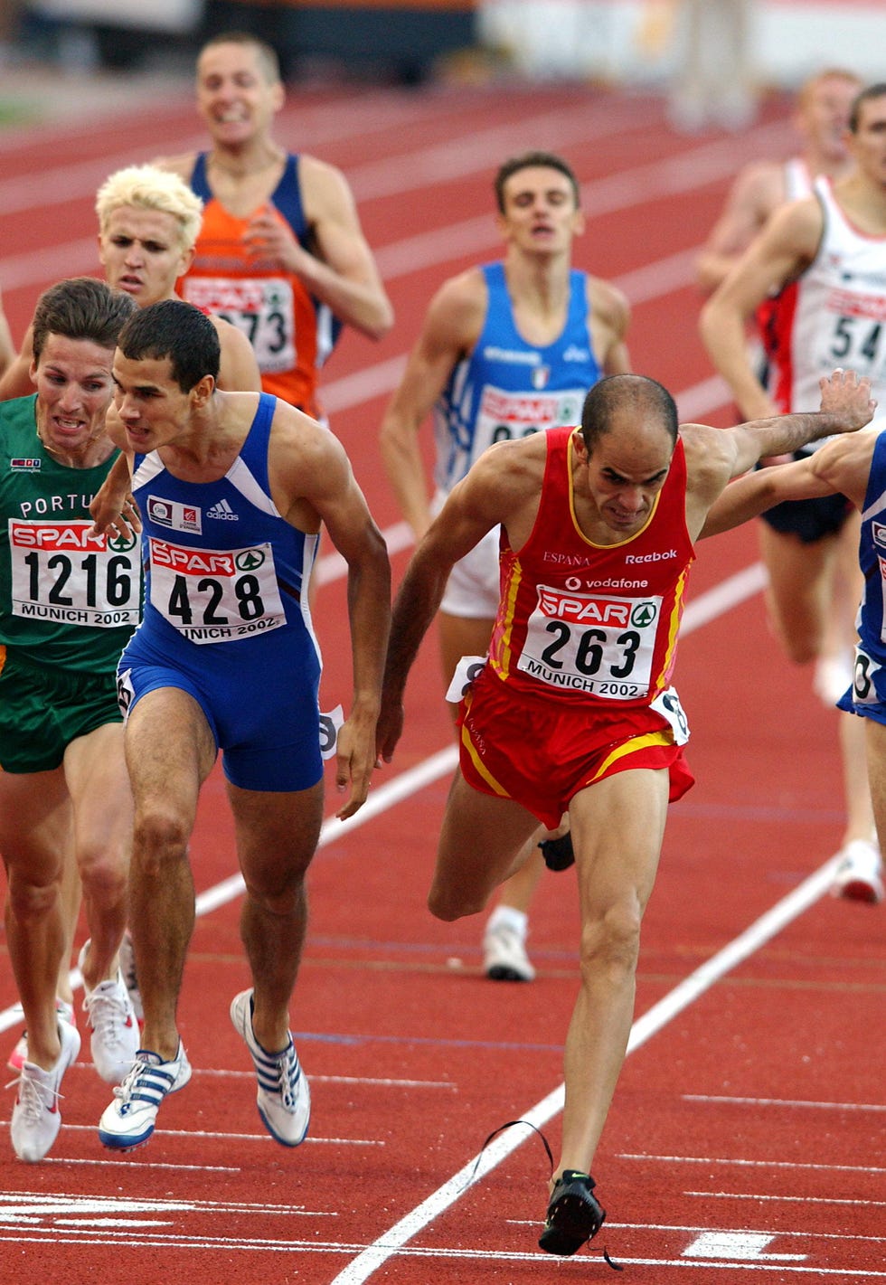 Llegadas ajustadas del atletismo: Mehdi Baala vs Reyes Estevez