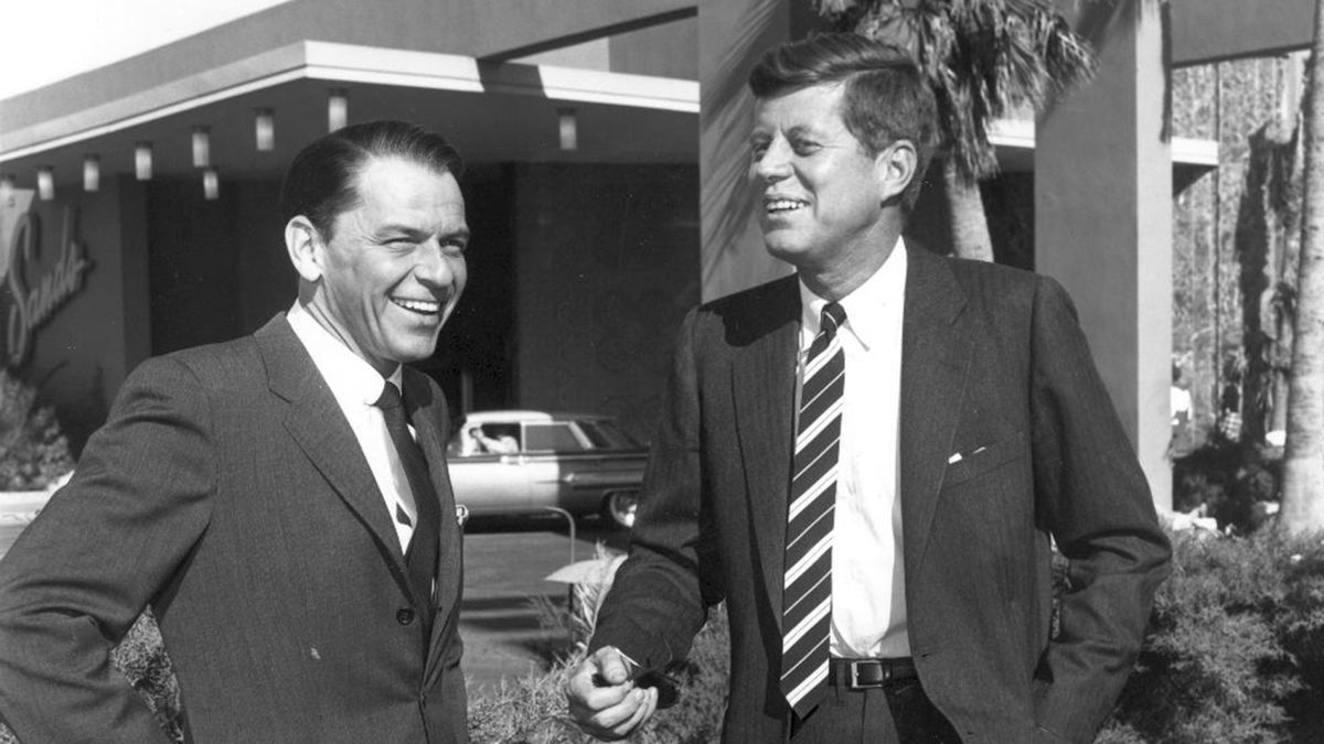 Frank Sinatra and John F. Kennedy