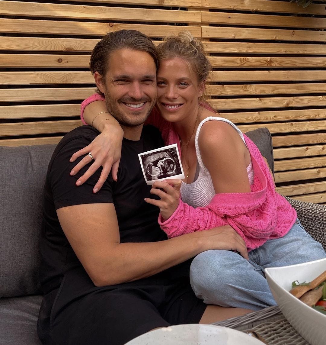 Made in Chelsea's Frankie Gaff gives birth to baby boy