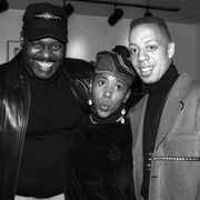 celebrities attend at a party for frankie knuckles