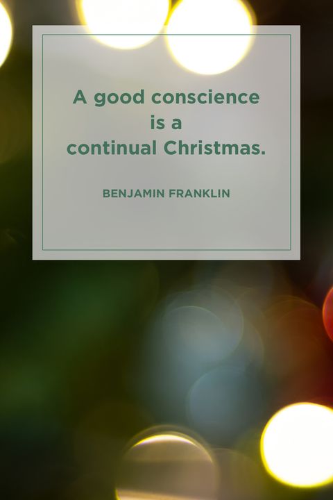 Benjamin Franklin Christmas Quotes