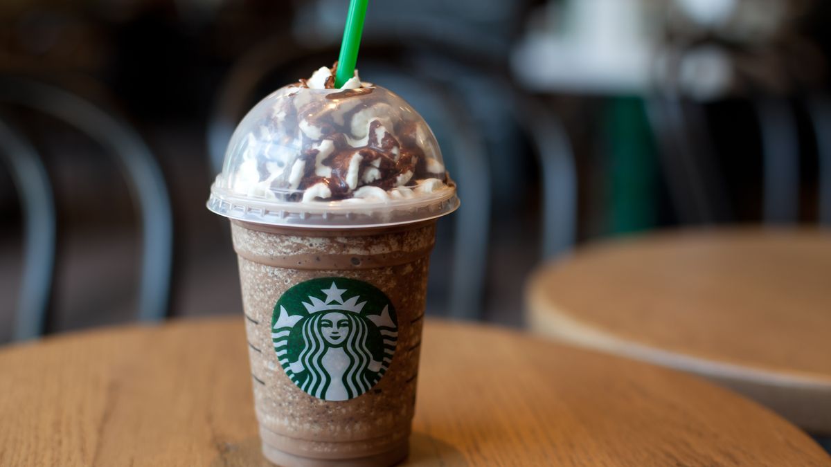 frappuccino beverage from starbucks coffee
