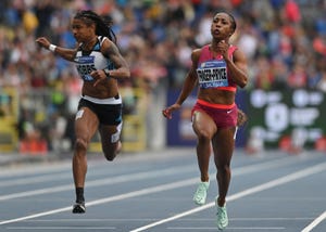 shelly ann fraser pryce gana en silesia con la mejor marca del año en 100m