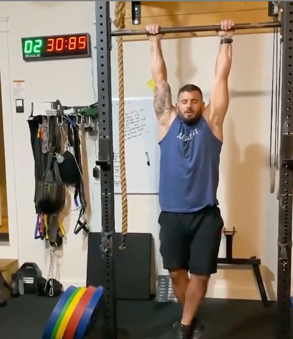 Mat Fraser Takes Rogue Fitness Cliffhanger Challenge on Video