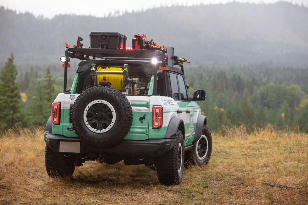 ford bronco fire fighting rig concept forest service filson
