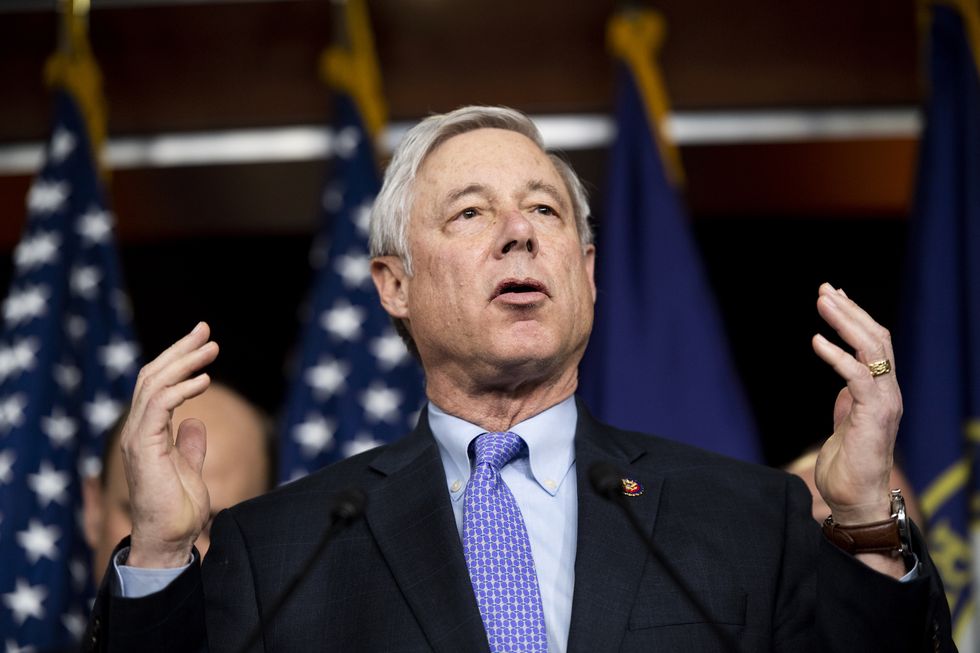 united states   february 11 rep fred upton, r mich, speaks during the problem solvers caucus press conference in the capitol on tuesday, feb 11, 2020 photo by bill clarkcq roll call, inc via getty images