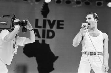 freddie mercury white tank top at live aid