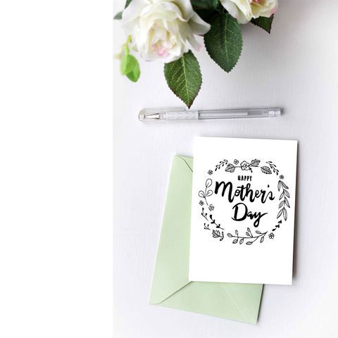 free printable mothers day cards coloring card reading happy mother's day