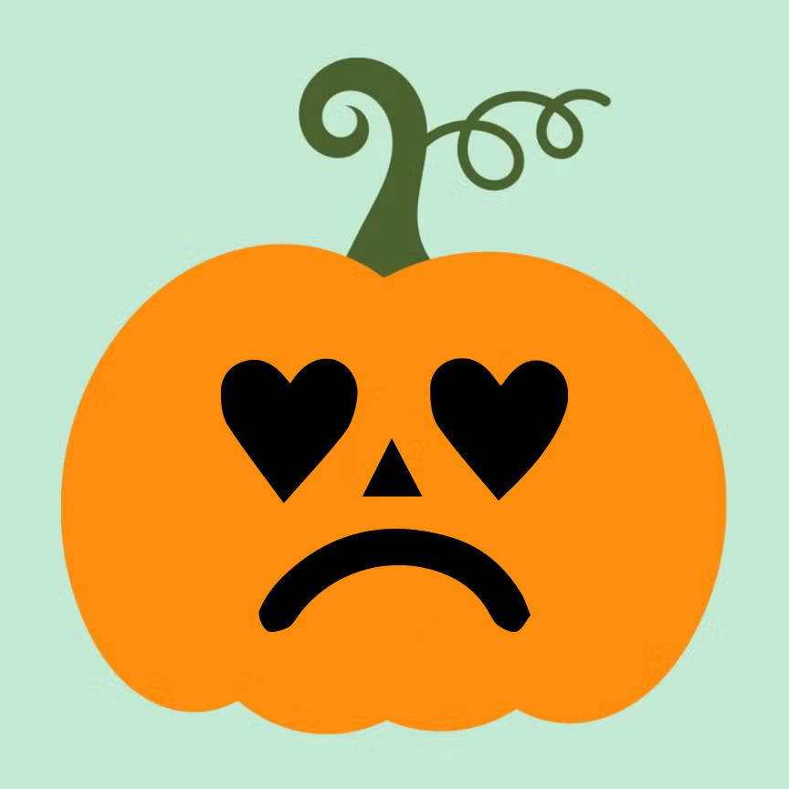 free pumpkin stencils sad heart face