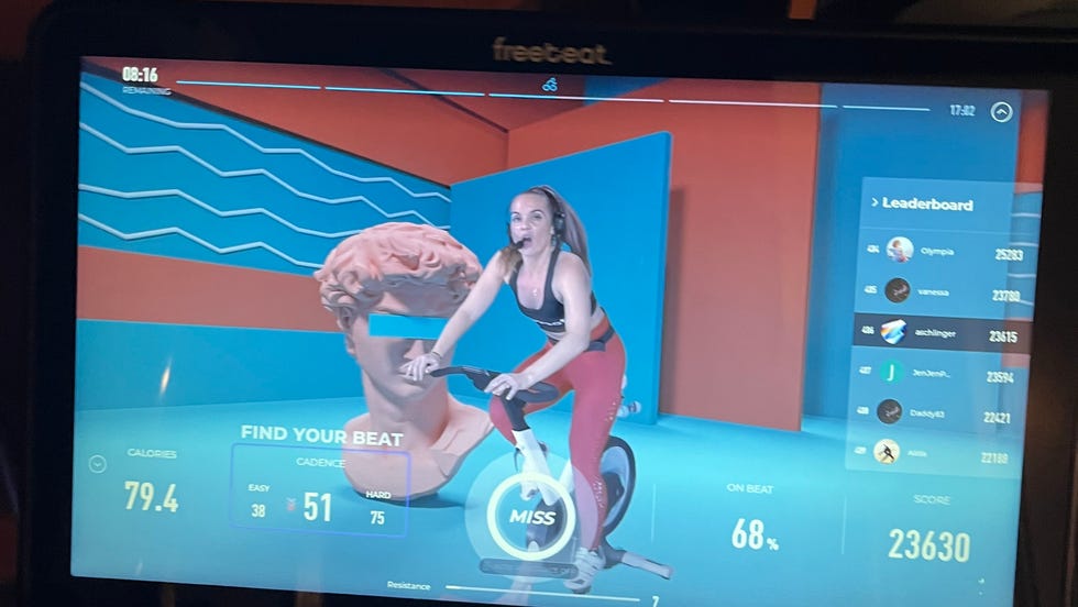a television screen showing a cartoon a television screen showing a cartoon