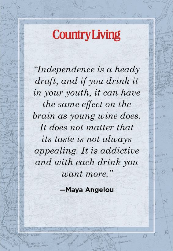 quote about independence from maya angelou