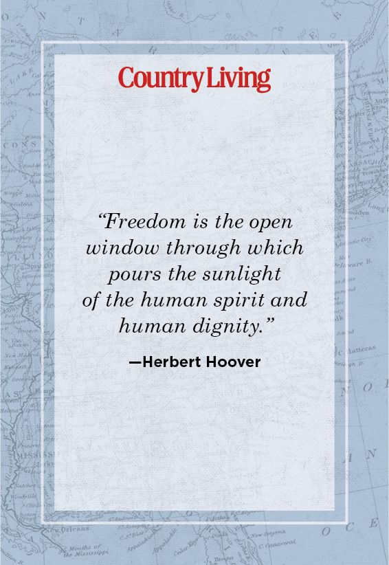 quote about freedom from herbert hoover