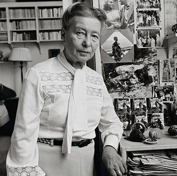 simone de beauvoir at home in paris