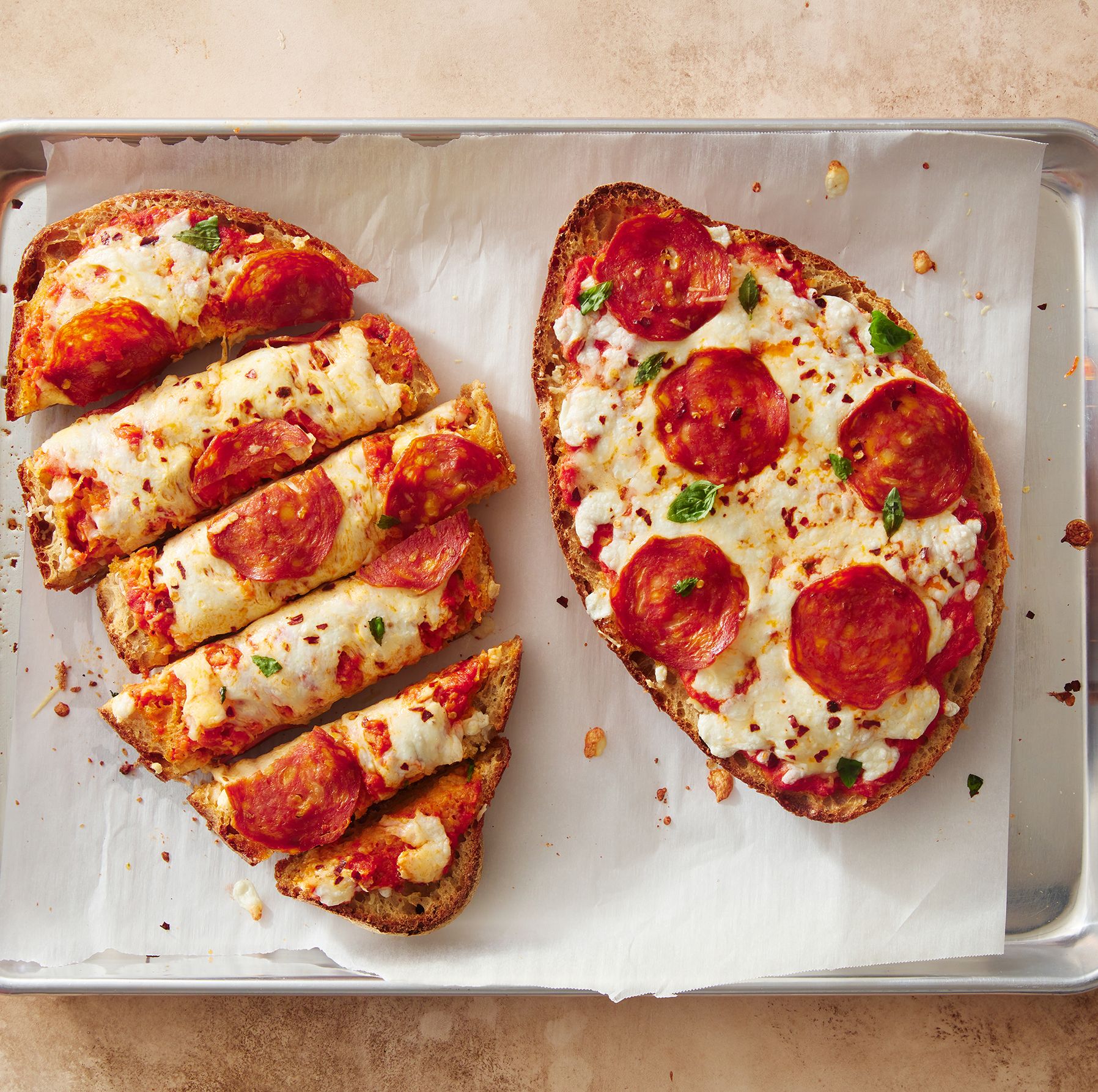 Using French Bread For Homemade Pizza Is The Most Genius Dinner Hack