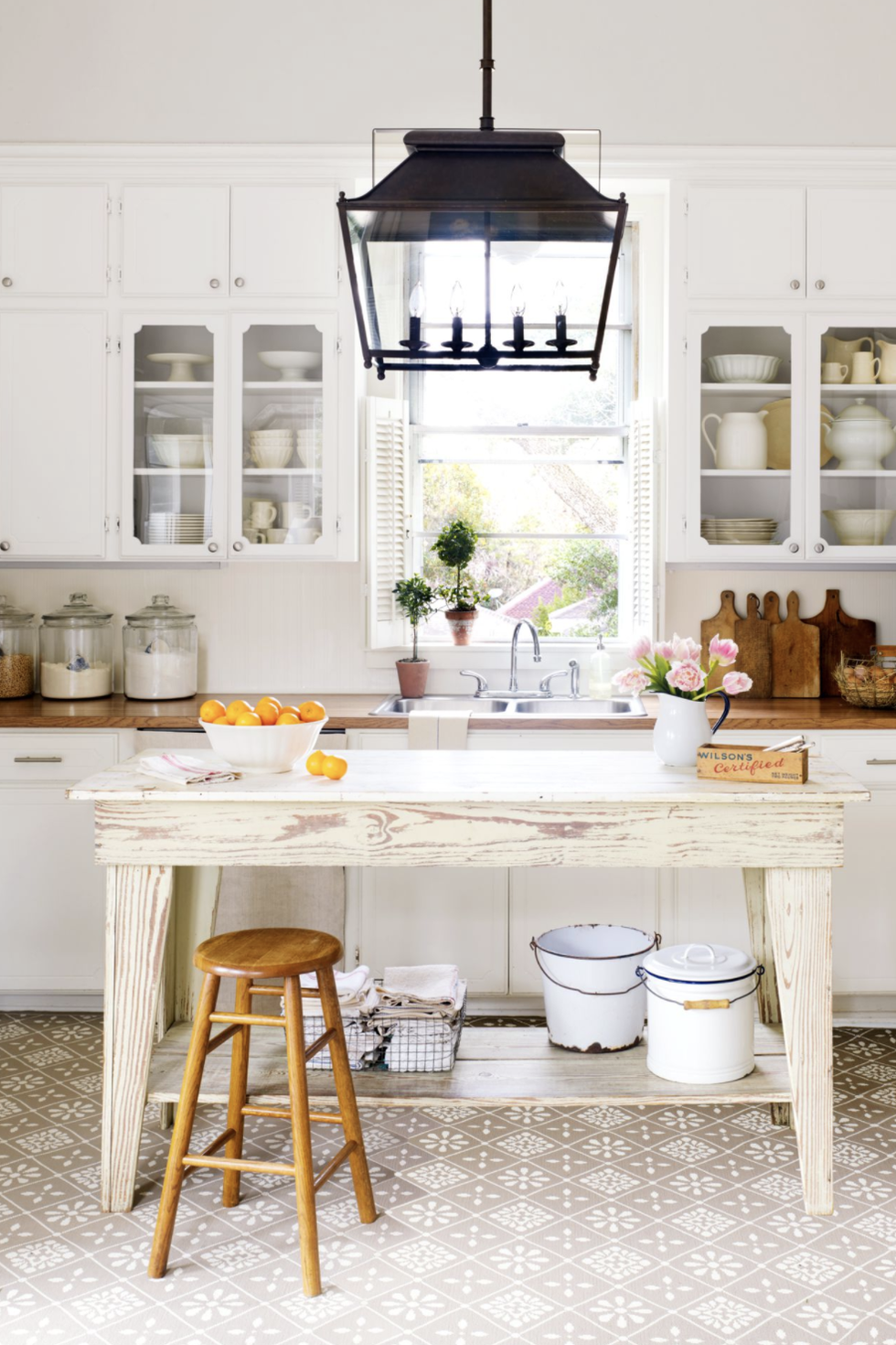 french country kitchen ideas white and brown wood