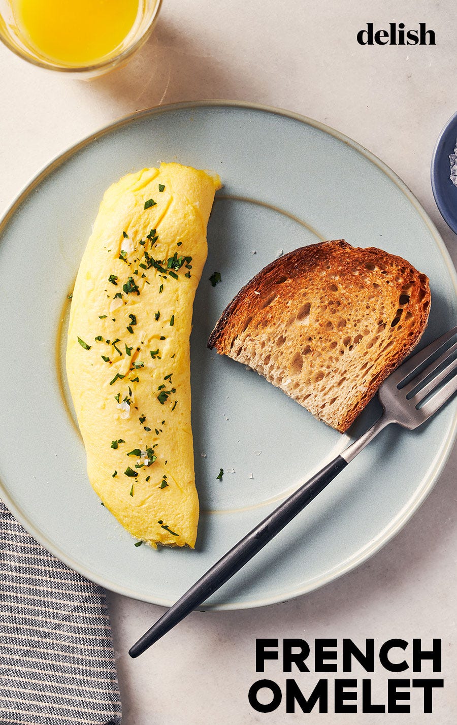 french omelette - The Culinary Chase