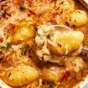 french onion gnocchi soup