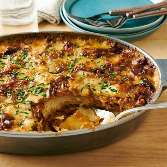 French Onion Potatoes au Gratin Recipe - Best French Onion Potatoes
