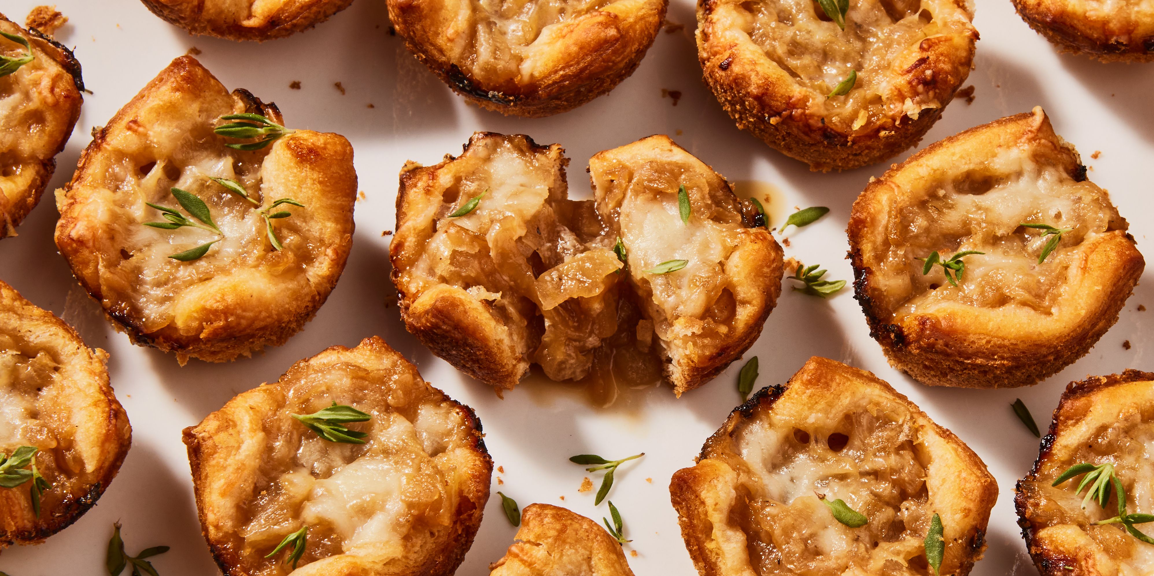 3-Ingredient Puff Pastry Bites with Roasted Red Peppers & Feta