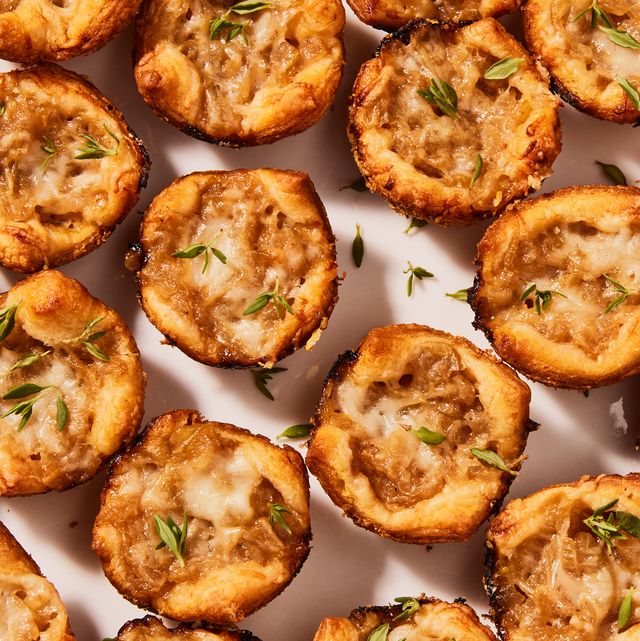 french onion soup bites in crescent dough