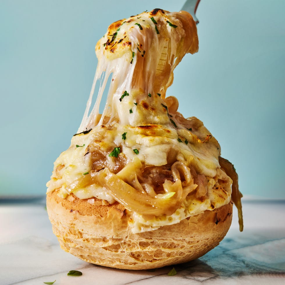 french onion soup bombs with melted cheese