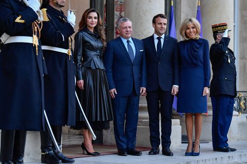 Macron - Abdullah meeting in Paris