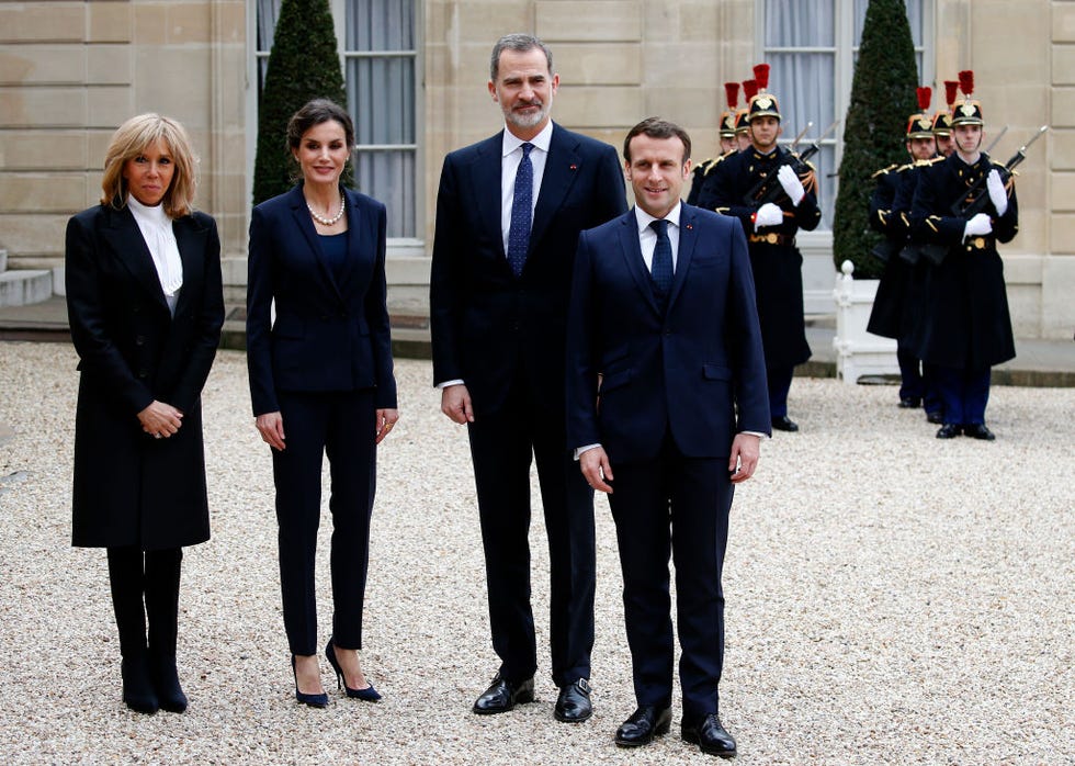 Los Reyes de España se reencuentran con los Macron en París.