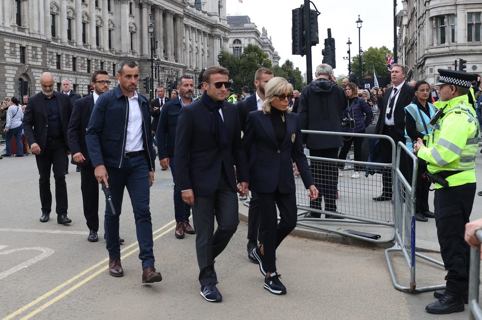 french president emmanuel macron in london
